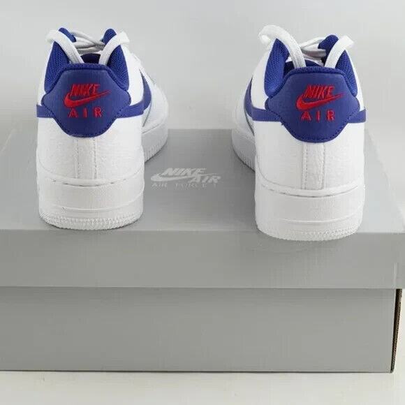 NEW Nike Air Force 1 Low GS White Deep Royal CT3839 101 - SIZE 4.5Y / 6 WOMENS main image 7